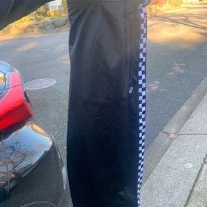 Vans check mark track pants